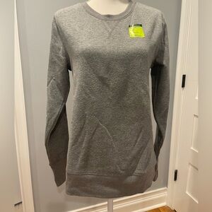 Tel Gear ultra soft fleece Gray Crewneck Sweatshirt size S